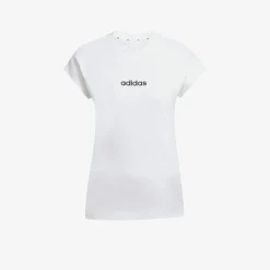 adidas Essentials Linear Cotton Damen T-Shirt-Damen T-Shirts