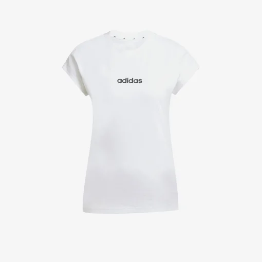adidas Essentials Linear Cotton Damen T-Shirt-Damen T-Shirts