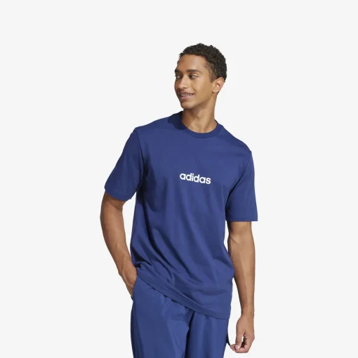 adidas Essentials Linear Single Jersey Herren T-Shirt-Herren T-Shirts