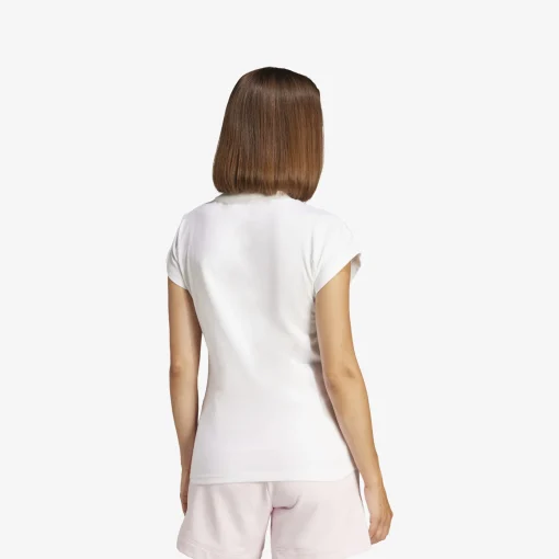 adidas Essentials Linear Cotton Damen T-Shirt-Damen T-Shirts