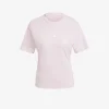 adidas Essentials Small Logo Cotton Damen T-Shirt-Damen T-Shirts