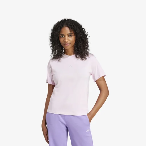 adidas Essentials Small Logo Cotton Damen T-Shirt-Damen T-Shirts