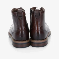 Clarks ​ Aldwin Cap Mid Tan Lea Herren Schnürer-Herren Business Schuhe | Halbschuhe