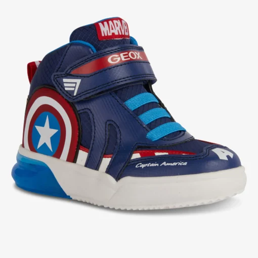 GEOX J GRAYJAY BOY C Kinder Sneaker High-Kinder Sneaker