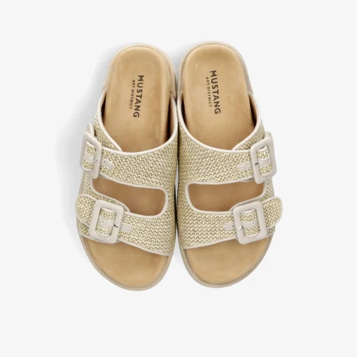 MUSTANG Damen Pantoletten-Damen Sandalen | Größen Ab 42