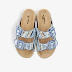 MUSTANG Damen Pantoletten-Damen Sandalen