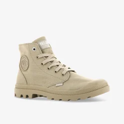 PALLADIUM MONO CHROME WARM Damen Leinenschuh-Damen Boots | Halbschuhe