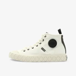 PALLADIUM PALLA ACE MID SUPPLY STAR Damen Leinenschuh-Damen Halbschuhe | Sneaker