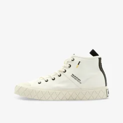 PALLADIUM PALLA ACE MID SUPPLY STAR Herren Leinenschuh-Herren Halbschuhe | Sneaker