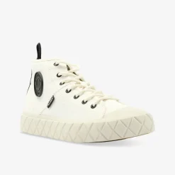 PALLADIUM PALLA ACE MID SUPPLY STAR Herren Leinenschuh-Herren Halbschuhe | Sneaker