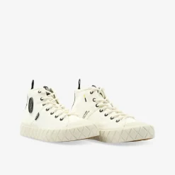 PALLADIUM PALLA ACE MID SUPPLY STAR Herren Leinenschuh-Herren Halbschuhe | Sneaker