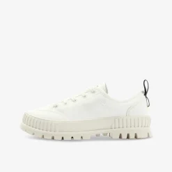 PALLADIUM PALLASHOCK LO ORG 2 STAR WHITE Damen Leinenschuh-Damen Halbschuhe