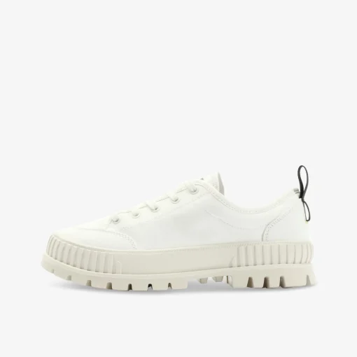 PALLADIUM PALLASHOCK LO ORG 2 STAR WHITE Damen Leinenschuh-Damen Halbschuhe