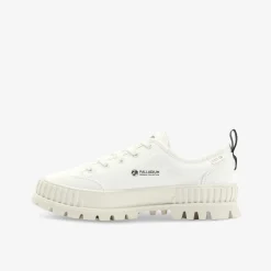 PALLADIUM PALLASHOCK LO ORG 2 STAR WHITE Damen Leinenschuh-Damen Halbschuhe