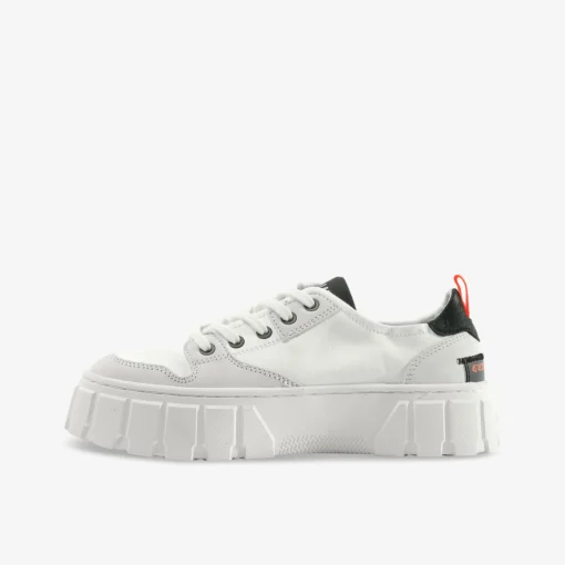 PALLADIUM PALLATOWER LO STAR Damen Leinenschuh-Damen Halbschuhe