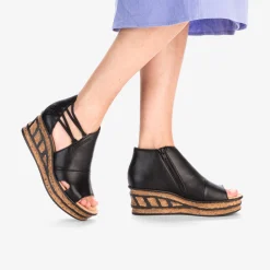 rieker Damen Keilsandalen-Damen Sandalen