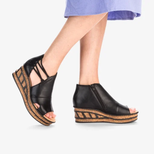 rieker Damen Keilsandalen-Damen Sandalen