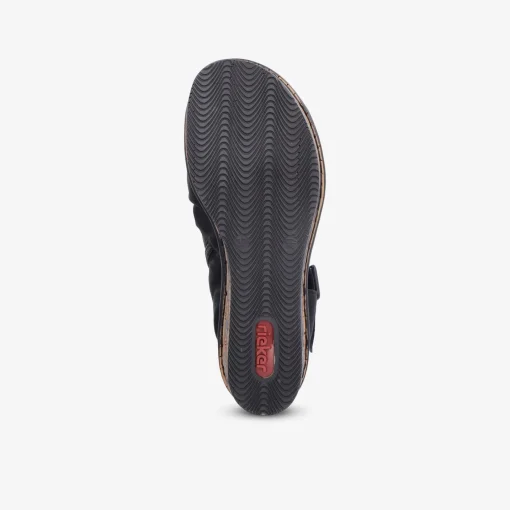rieker Damen Plateausandalen-Damen Sandalen