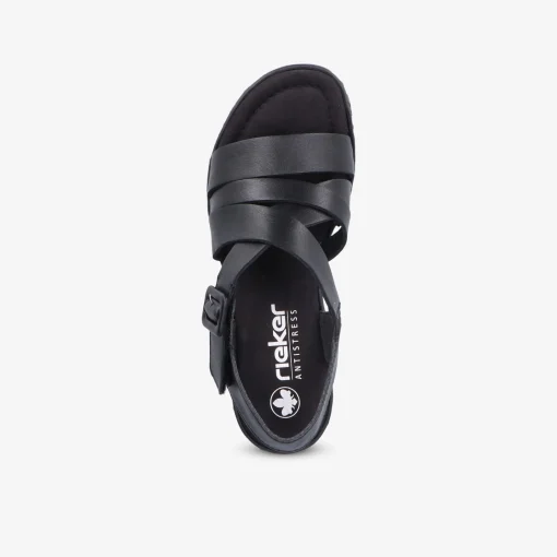 rieker Damen Plateausandalen-Damen Sandalen