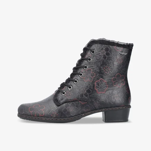 rieker Damen Schnürstiefeletten-Damen Stiefeletten