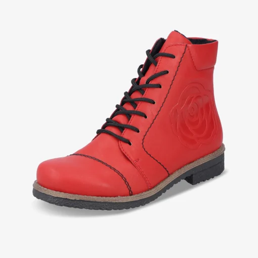rieker Damen Schnürstiefeletten-Damen Stiefeletten