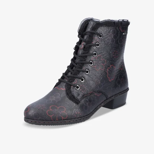 rieker Damen Schnürstiefeletten-Damen Stiefeletten