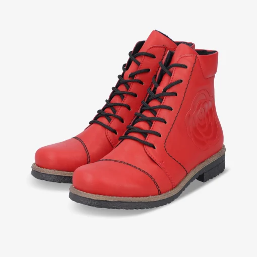 rieker Damen Schnürstiefeletten-Damen Stiefeletten
