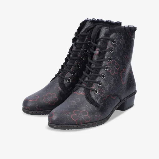 rieker Damen Schnürstiefeletten-Damen Stiefeletten