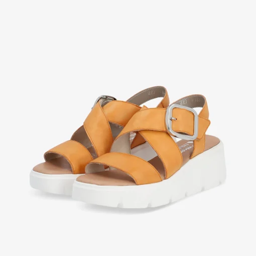 Rieker Evolution Damen Plateausandalen-Damen Komfortschuhe | Sandalen