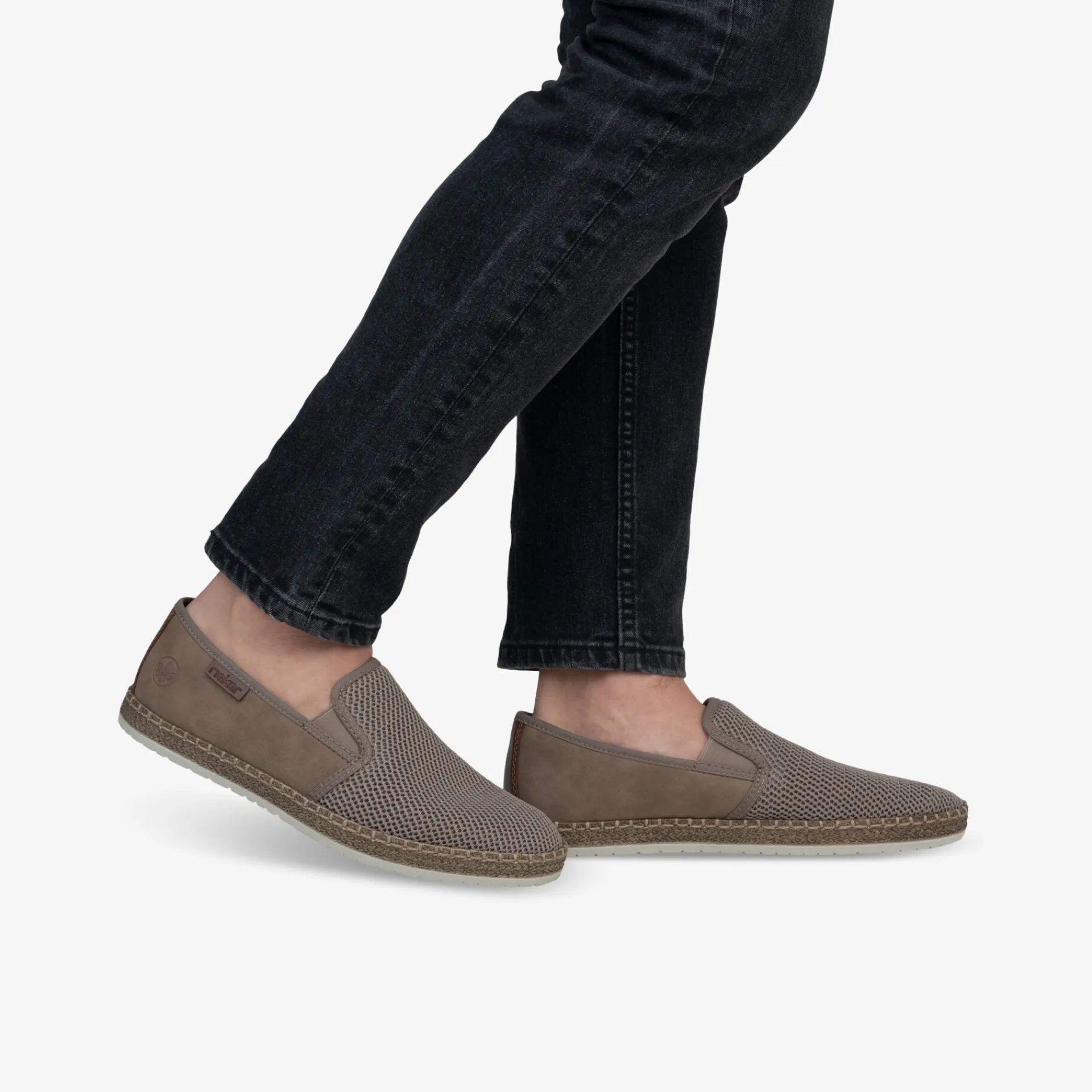 rieker Herren Espadrilles-Herren Halbschuhe