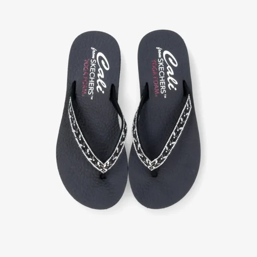 SKECHERS ​ MEDITATION Damen Zehentrenner-Damen Sandalen | Größen Ab 42
