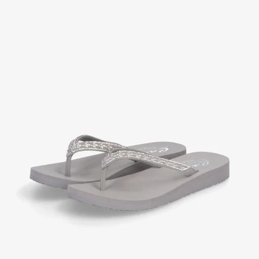 SKECHERS MEDITATION Damen Zehentrenner-Damen Sandalen