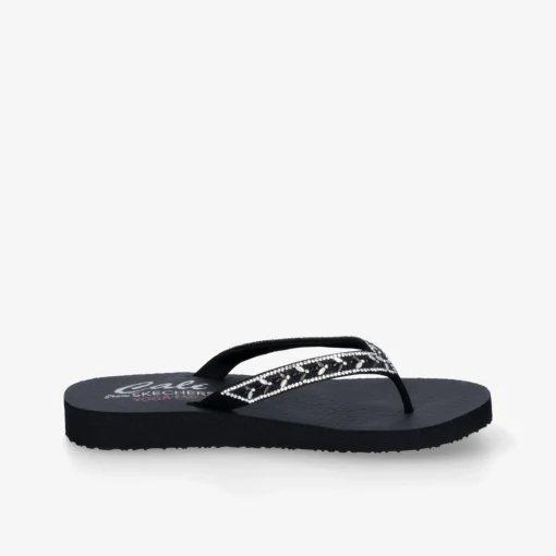 SKECHERS ​ MEDITATION Damen Zehentrenner-Damen Sandalen | Größen Ab 42