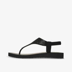 SKECHERS MEDITATION ROCKSTAR Damen Zehentrenner-Damen Sandalen