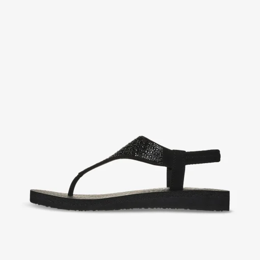 SKECHERS MEDITATION ROCKSTAR Damen Zehentrenner-Damen Sandalen