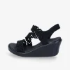 SKECHERS RUMBLE ON Damen Keilsandalen-Damen Sandalen