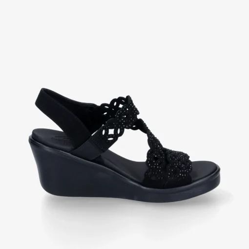 SKECHERS RUMBLE ON Damen Keilsandalen-Damen Sandalen