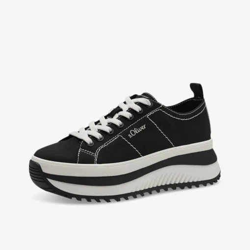 s.Oliver Damen Plateau Sneaker-Damen Halbschuhe | Sneaker