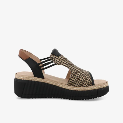TOM TAILOR ​ Damen Keilsandale-Damen Sandalen
