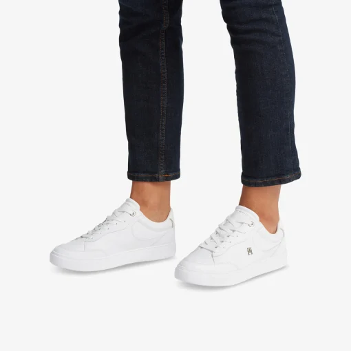 TOMMY HILFIGER ​ Essential Chic Court Damen Sneaker Low-Damen Sneaker | Halbschuhe