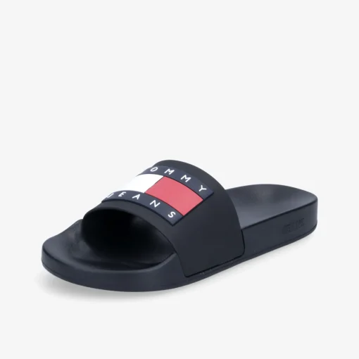 TOMMY HILFIGER Tommy Jeans Pool Slide Herren Pantolette-Herren Badeschuhe | Sandalen