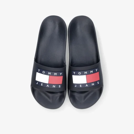 TOMMY HILFIGER Tommy Jeans Pool Slide Herren Pantolette-Herren Badeschuhe | Sandalen