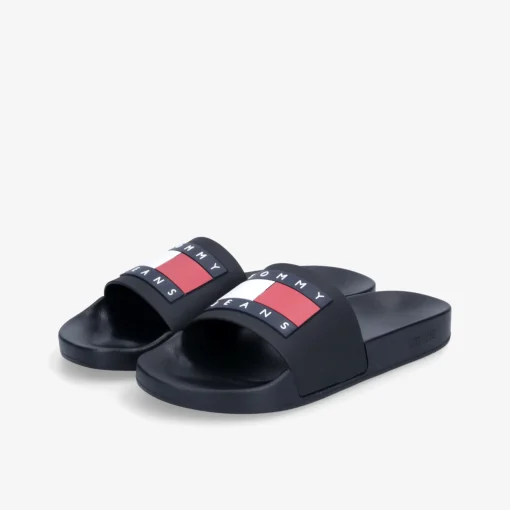 TOMMY HILFIGER Tommy Jeans Pool Slide Herren Pantolette-Herren Badeschuhe | Sandalen